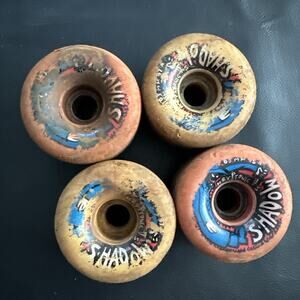 Kryptonics Shadow Skateboard Wheels VTG Old School 63mm 92a Set of 4 Mixed Color
